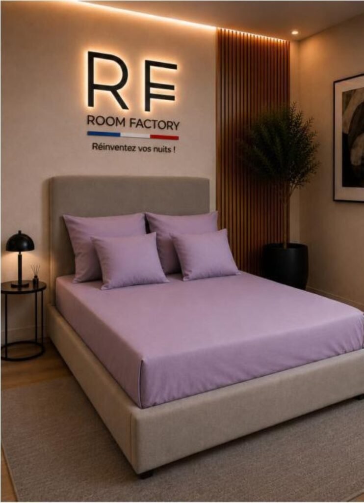 Linge de maison Uni Violet