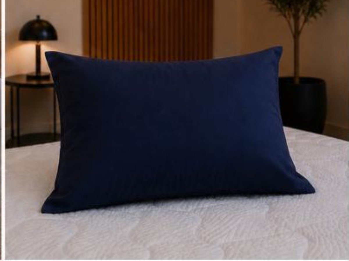 Linge de maison Uni Bleu Marine – Image 3
